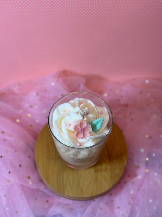 Cherry Blossom - Sojawachskerze Kirschblüten Duft - Dessertkerze