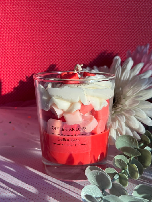 Endless Love - Sojawachs Kerze Blumenmischung