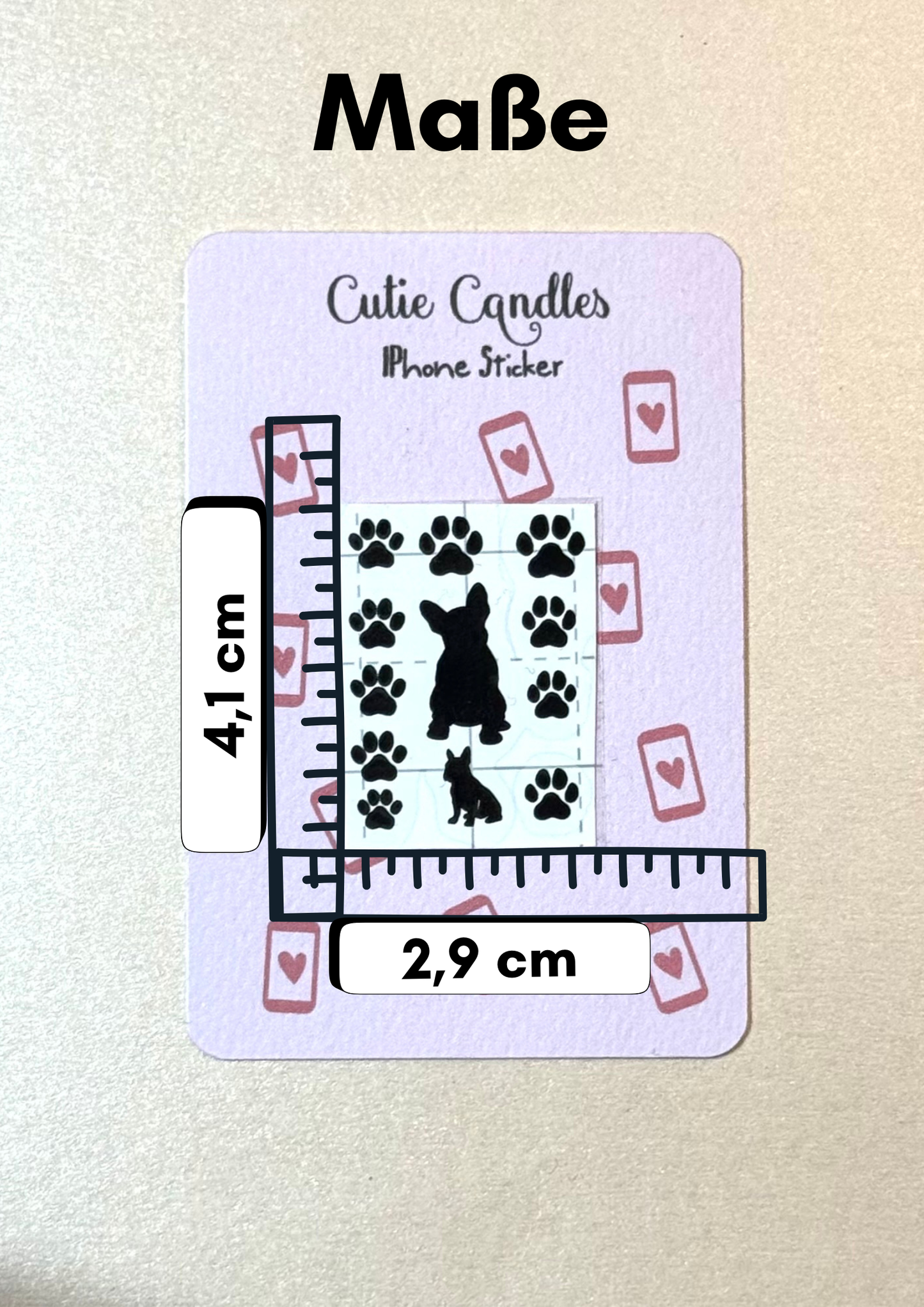 Smartphone Sticker - iPhone 17 Pro Sticker  - French Bulldog