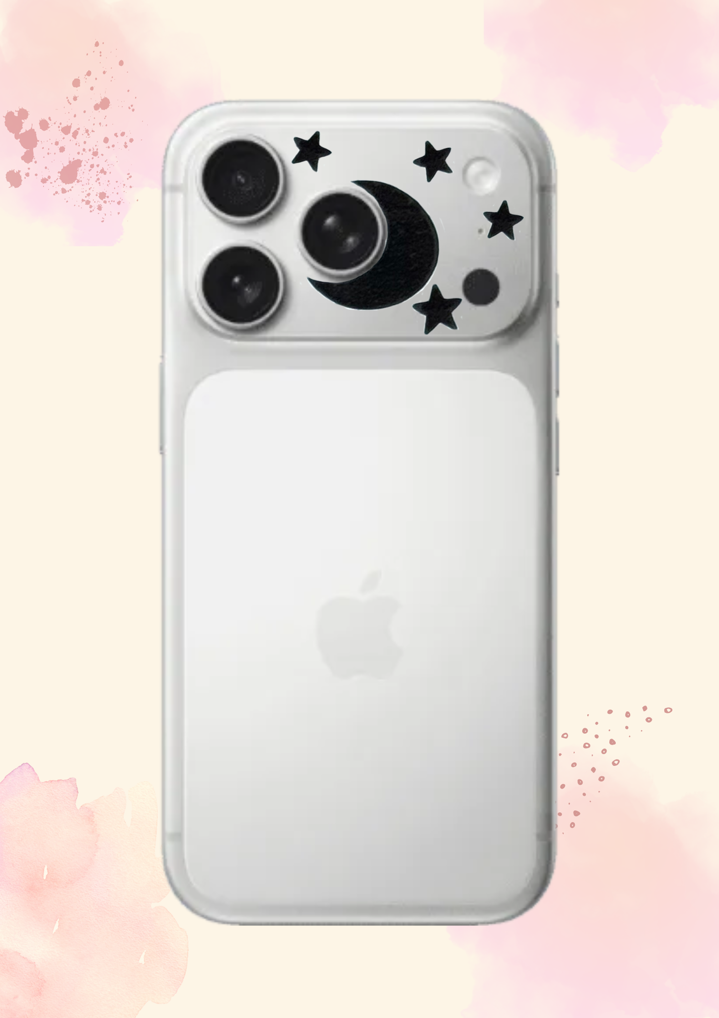Smartphone Sticker - iPhone 17 Pro Sticker  - Mond und Sterne
