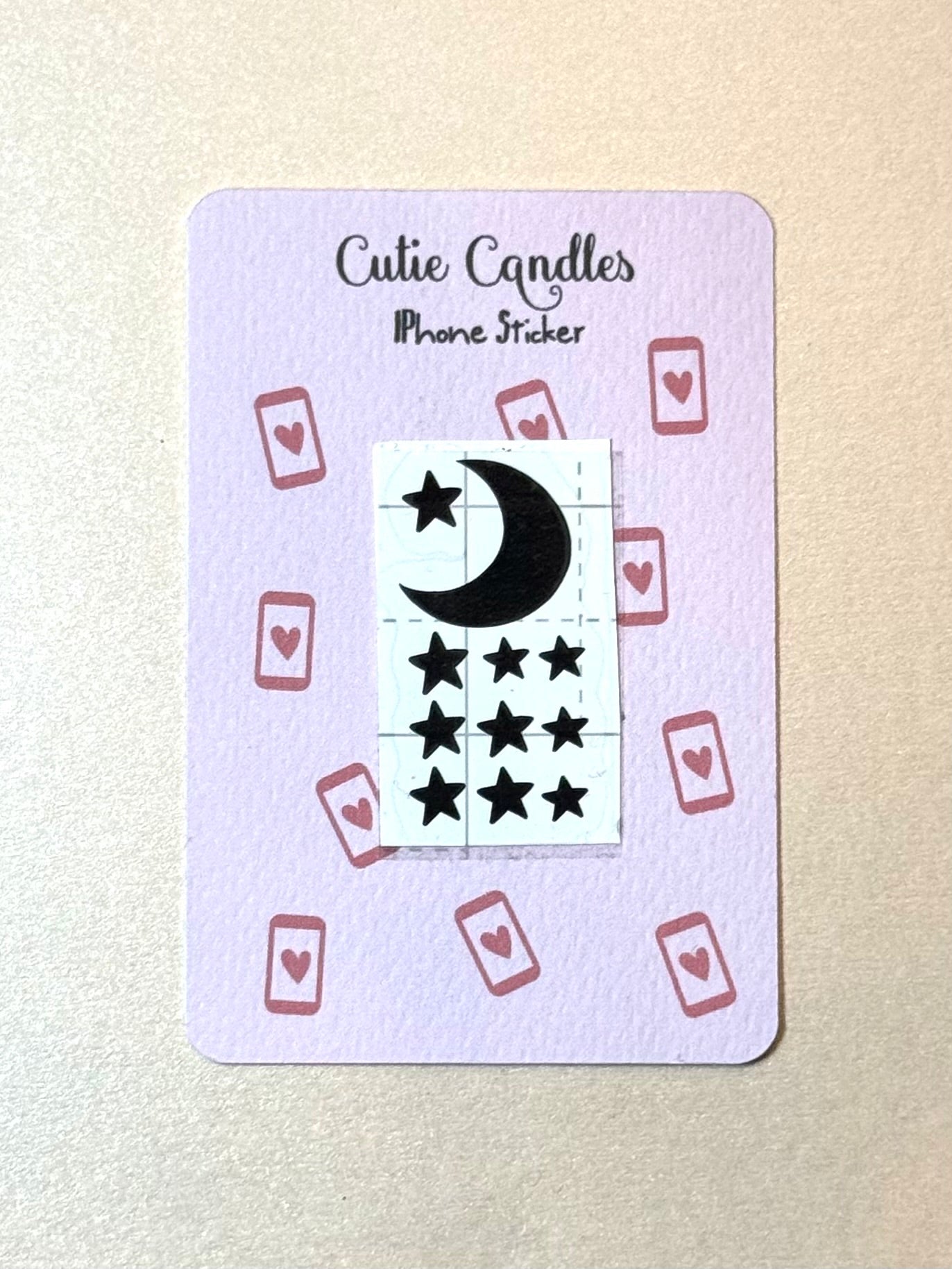 Smartphone Sticker - iPhone 17 Pro Sticker  - Mond und Sterne
