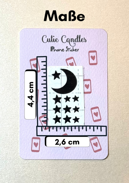 Smartphone Sticker - iPhone 17 Pro Sticker  - Mond und Sterne