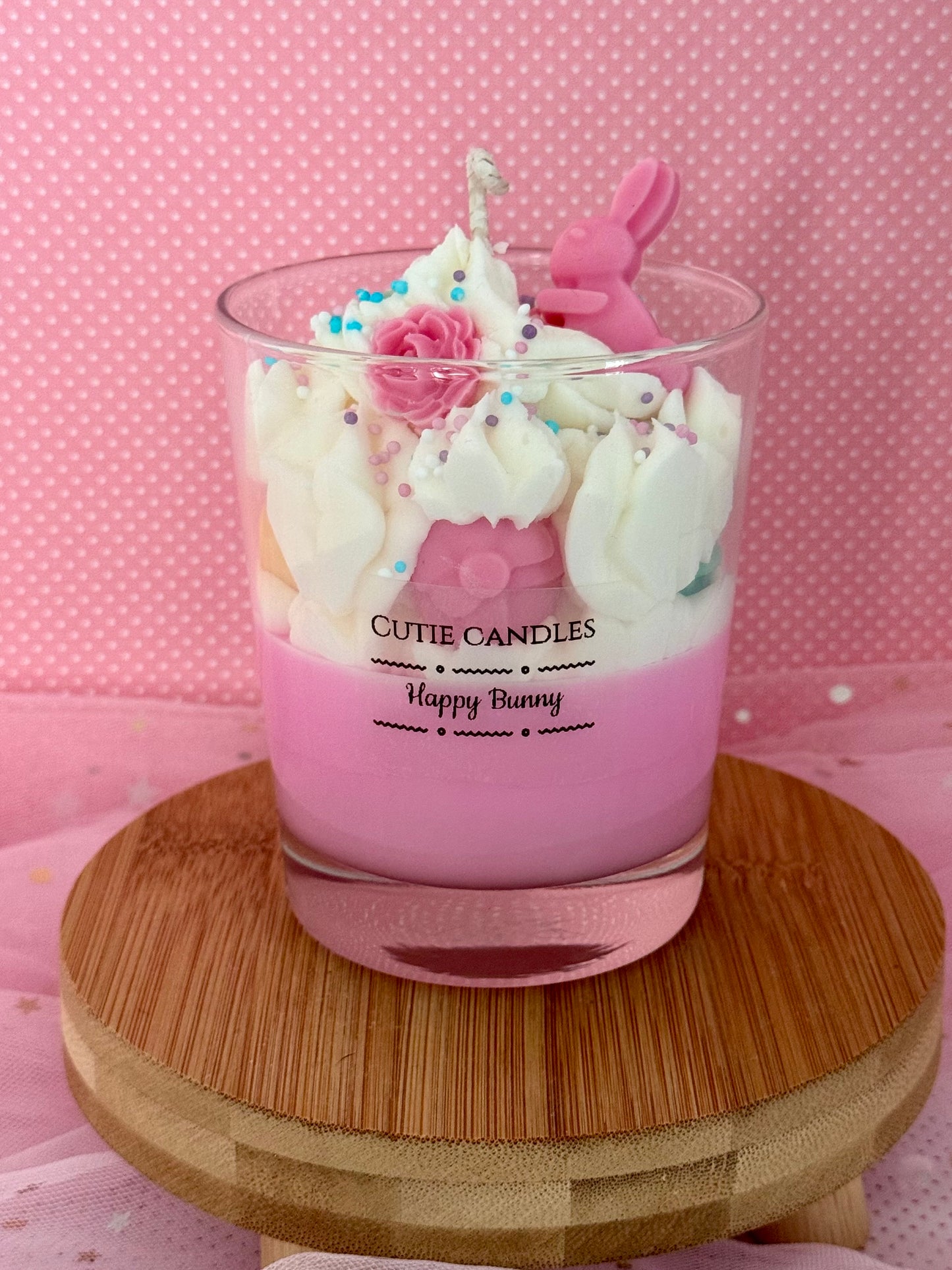 Happy Bunny Kerze