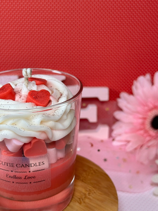 Endless Love - Sojawachs Kerze Blumenmischung