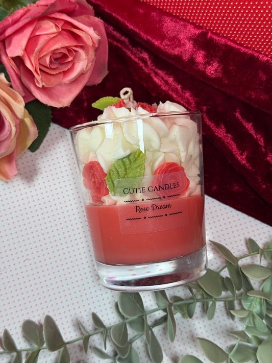 Rose Dream - Sojawachskerze Rosenduft